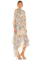 Astrid Skirt Floral Print Long Sleeve Dress