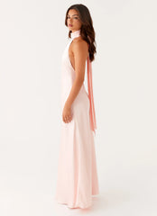 Siani Backless Maxi Dress - Pink