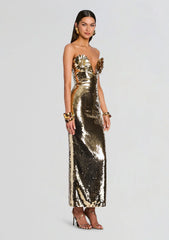 Amulet Embellished Dress
