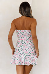 Dance My Way Mini Dress Green