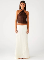 Amber Light Top - Chocolate
